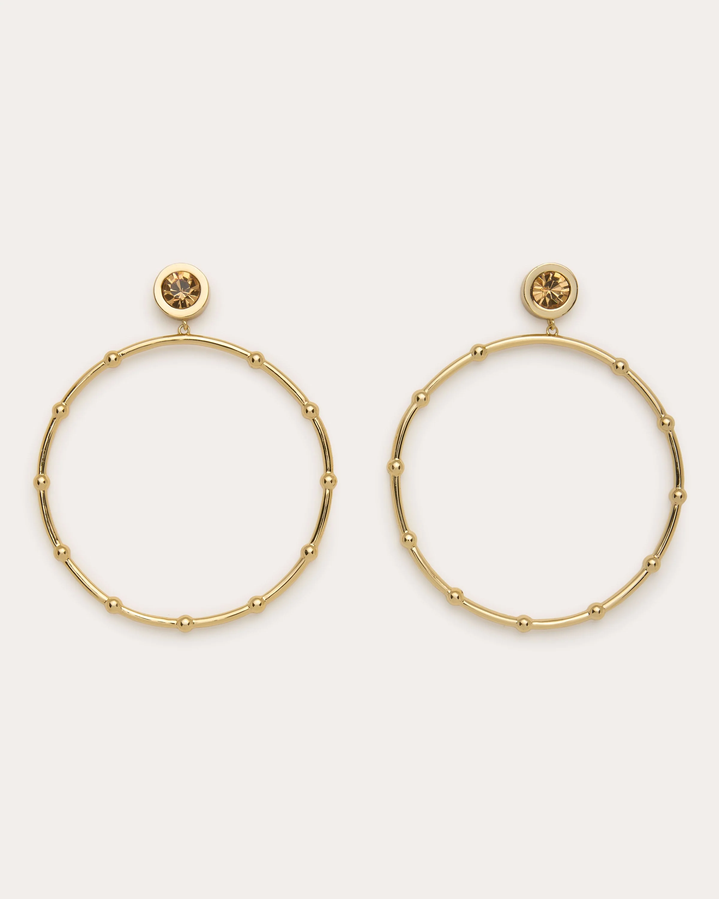 Angely Drop Hoop Earrings - Image 6