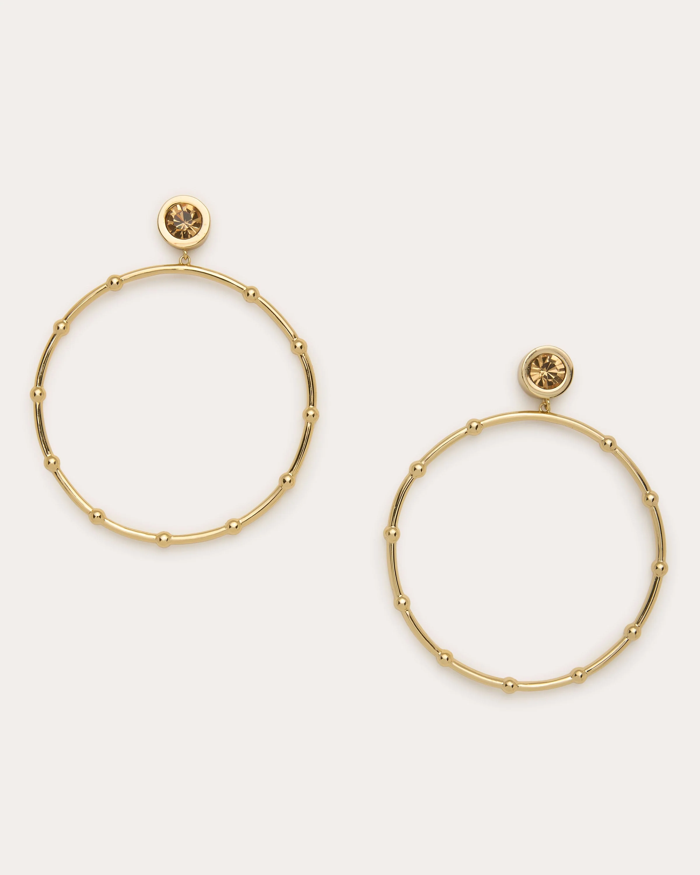 Angely Drop Hoop Earrings - Image 7