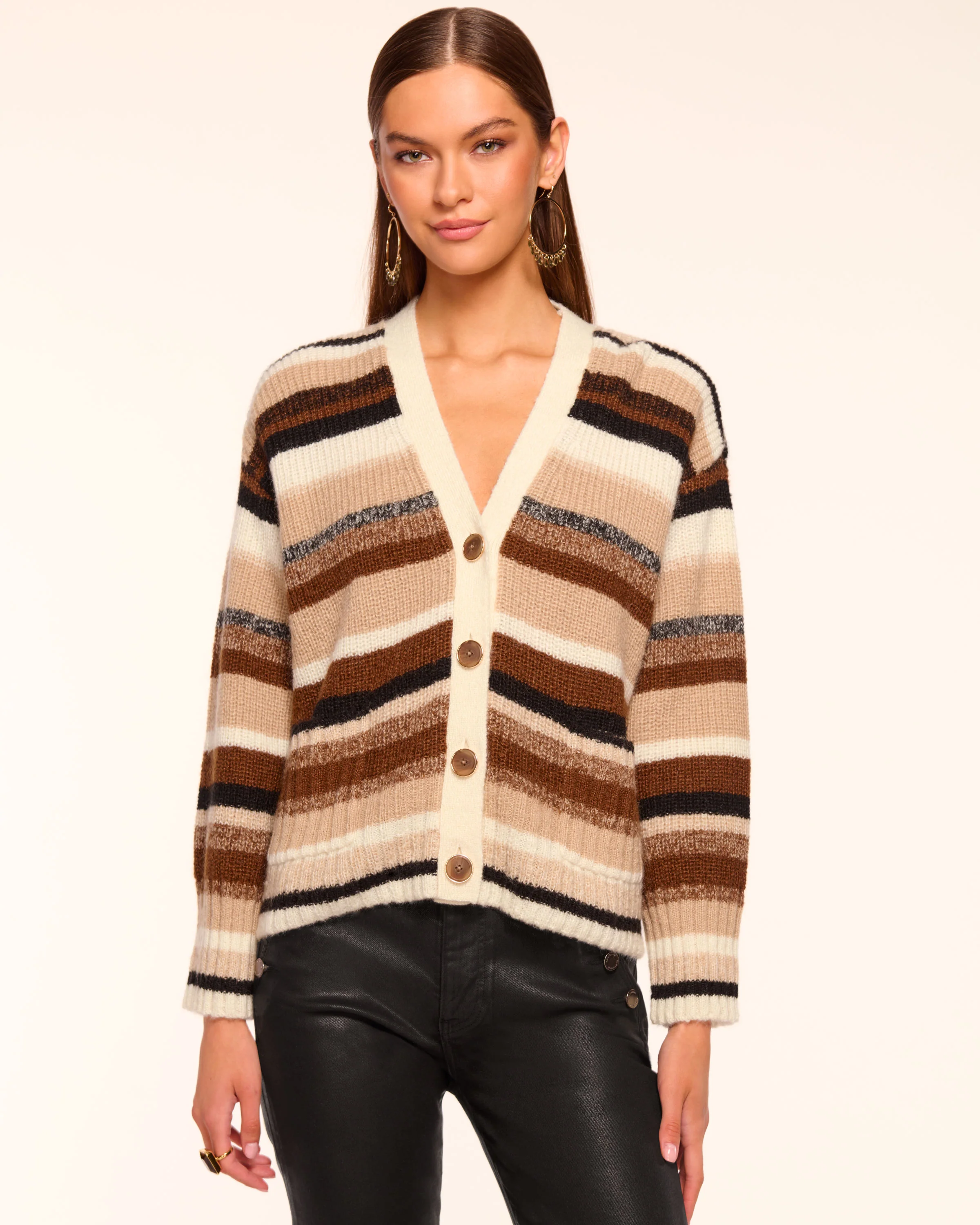Caroline Striped Cardigan Sweater - Image 5
