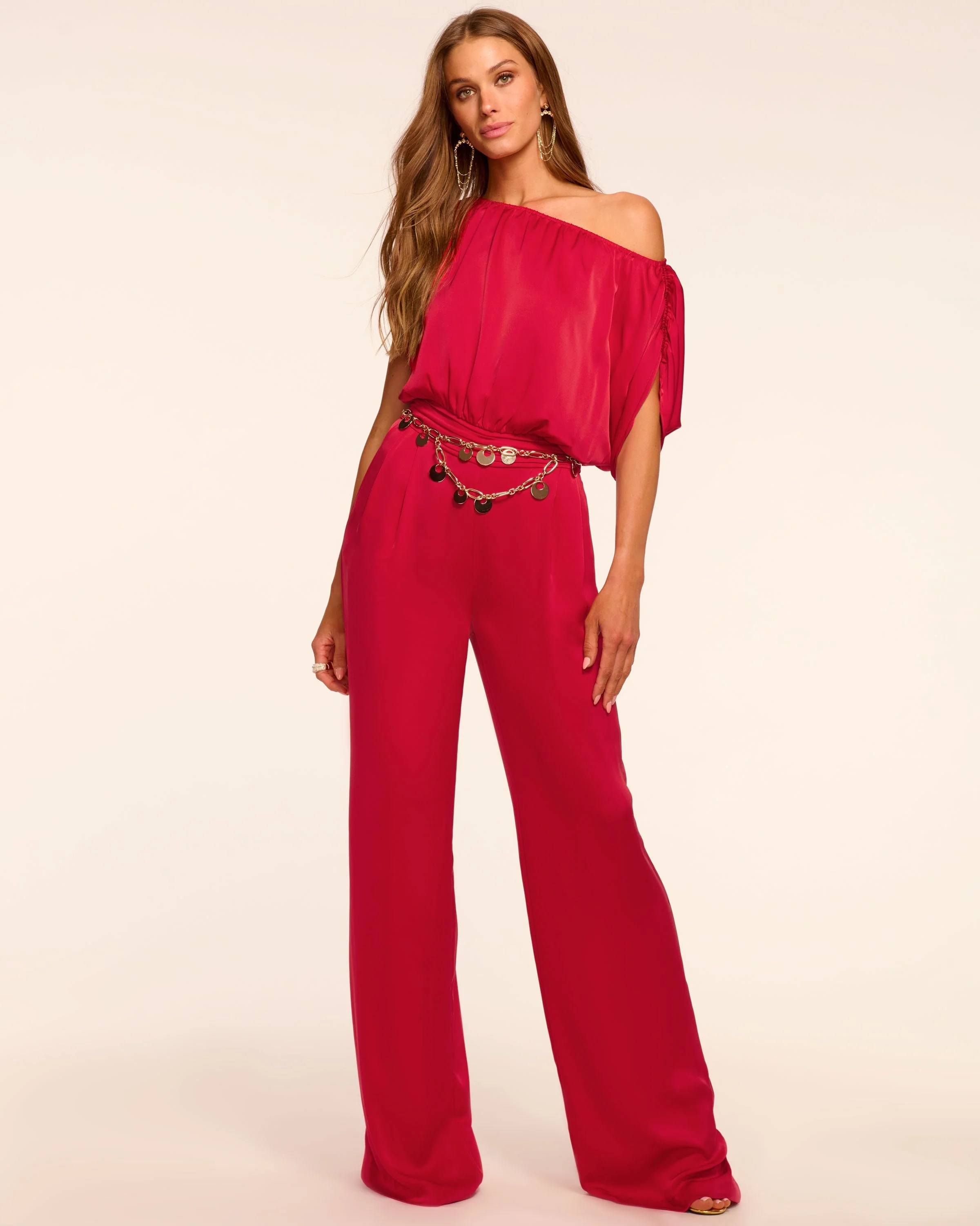Sabrina Ruched Wide Leg Jumpsuit - Image 3